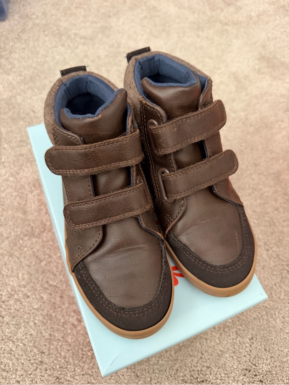 Kids Brown Chukka Shoes